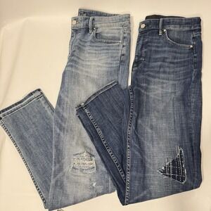 White House Black Market Women's Lot Of 2 Pair Size 10 High Rise Slim Jeans